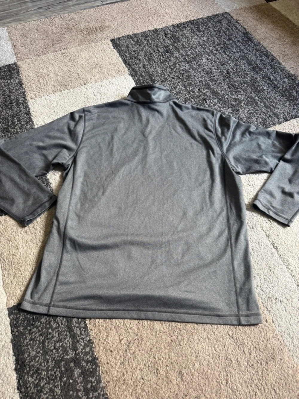 The North Face Men's Charcoal Gray Quarter-Zip Shirt - size XL
